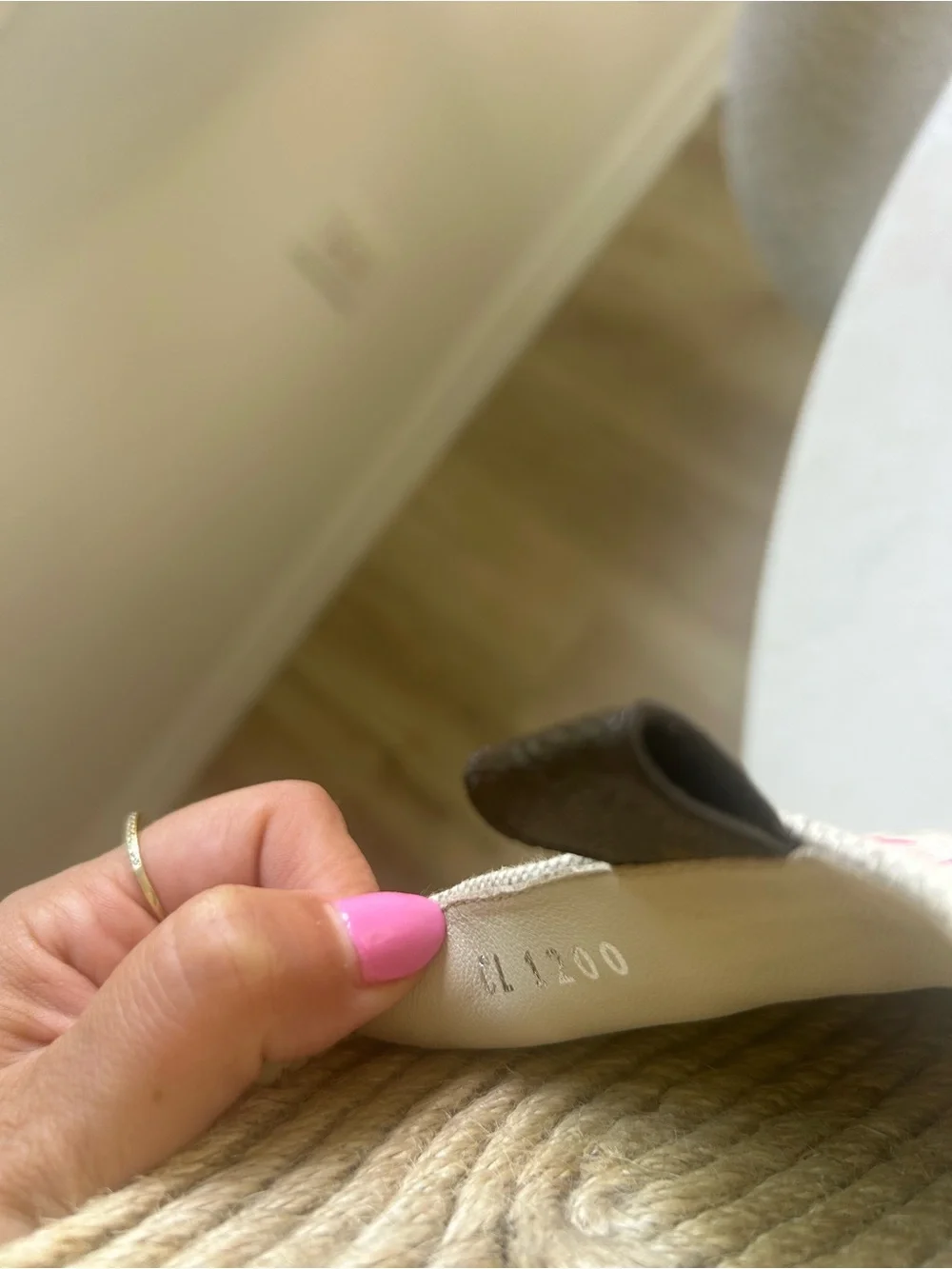 Louis Vuitton Pink Canvas Monogram Espadrille with Yellow Ribbon Ties